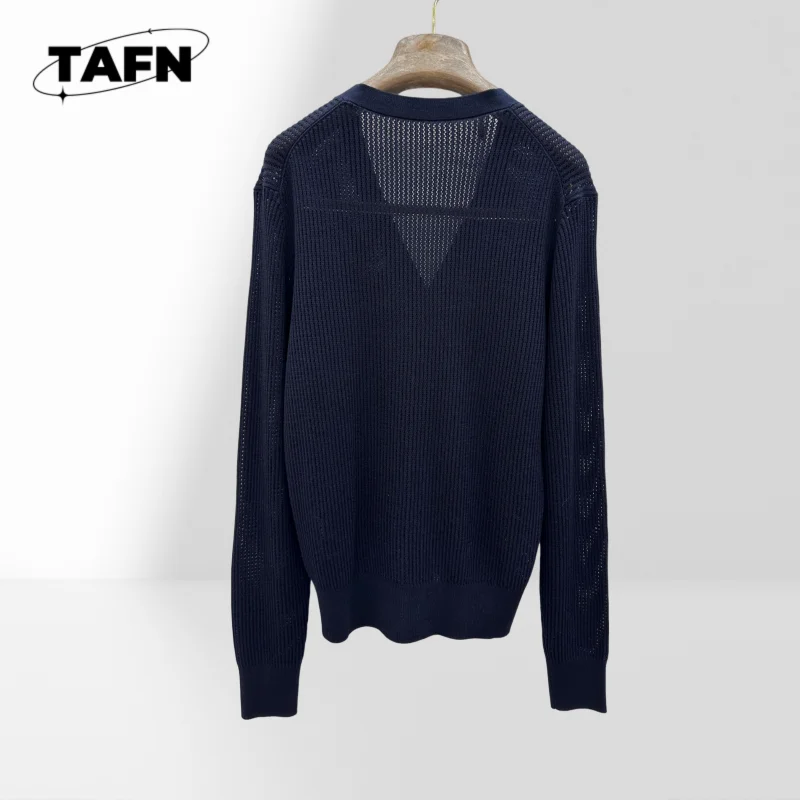 عالية الجودة عادي محبوك الخامس الرقبة سترة الكتان جميلة كل مباراة موضة مريحة مكرر بسيط دافئ الدفء ل 25 AG2003