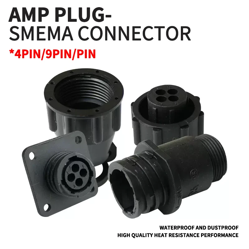 

4 /9/14Pin AMP/TE type182919-1 206153-1 182647-1 auto sensor plug connector for SMEMA Car,4P plug with Pin