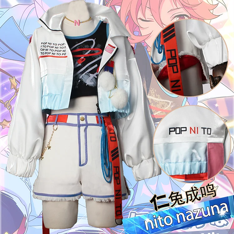 

COS-KiKi Anime Ensemble Stars 2 Nito Nazuna Game Suit Cosplay Costume Handsome School Style Uniform Halloween Party Outfit