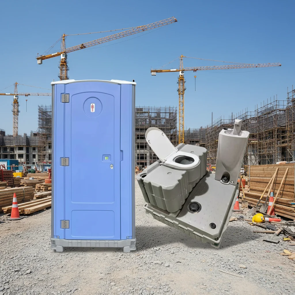 Factory Hot Sale Portable Toilet Price Portable Toilet Cabin Outdoor Mobile Plastic Toilet in Stock
