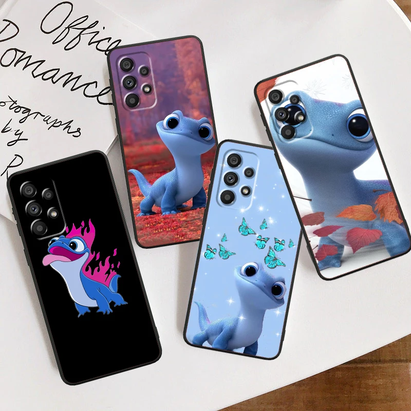 

Bruni Frozen 2 For Samsung A53 A52 A33 A32 A51 A71 A21S A13 A73 A50 A22 A23 A03 A72 A54 A12 5G Black TPU Phone Case