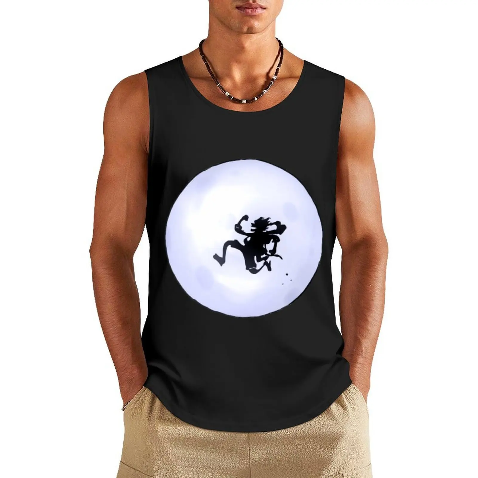 

Hito Hito no Mi Model Nika \t \t Tank Top summer Men's tops Men's gym t-shirt Men gym sportswear