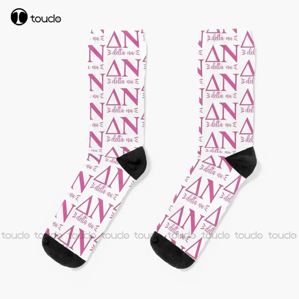 

Delta Nu - Legally Blonde Boot Socks For Men Personalized Custom Unisex Adult Teen Youth Street Skateboard Socks Art