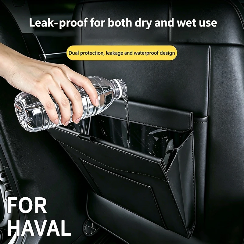 Car Seat Back Clip‑on Lightweight Easy‑install Trash Organizer For Haval Jolion H1 H2 H3 H4 H5 H6 H7 H8 H9 M6 F7x M4 F5