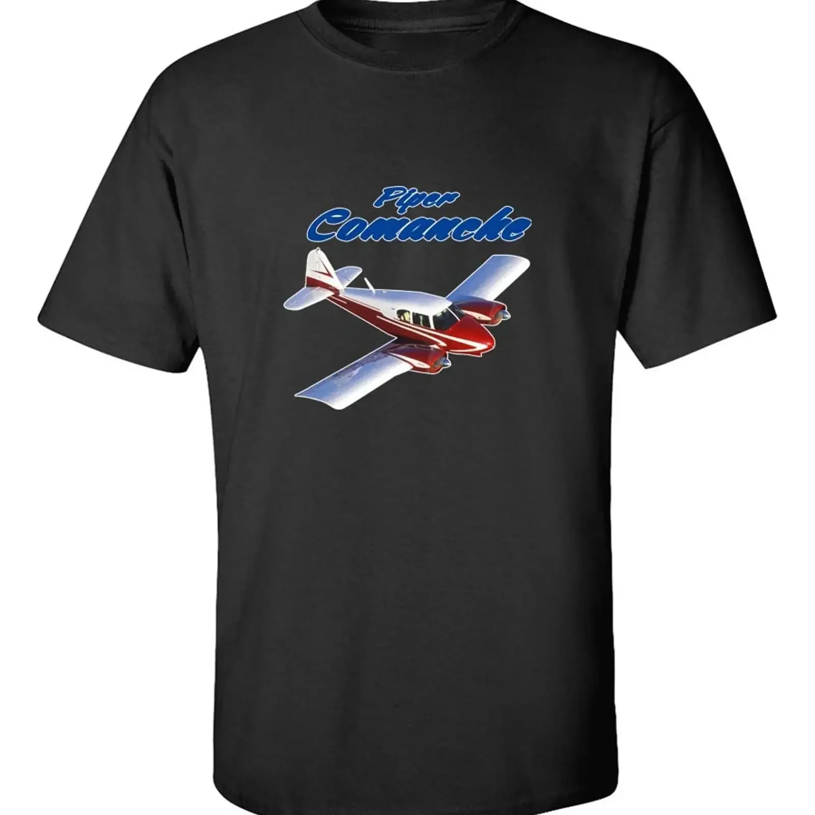Piper Comanche Flugzeug T Shirt Luftfahrt Pilot Plane Enthusiast vintage Washed Slightly fashion Stylish Soft designer clothes