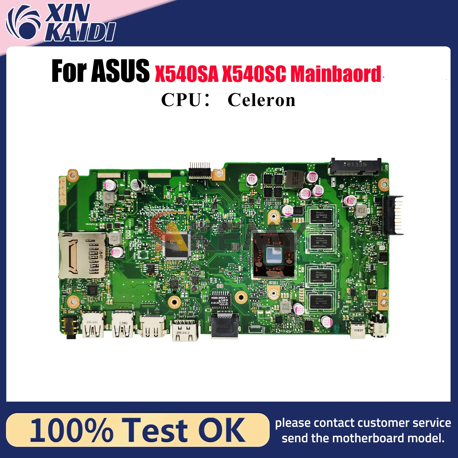 

X540SA Laptop Motherboard For ASUS VivoBook R540S X540SA F540S A540S D540S X540S X540SC Notebook Mainboard With Celeron CPU stk
