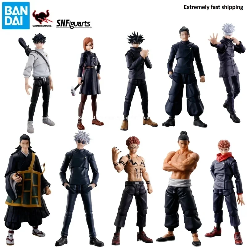 ในสต็อก Bandai ของแท้ S.H.Figuarts Satoru Gojo Spell Return Series อะนิเมะตัวละคร Movable Figures ตุ๊กตาของเล่นคอลเลกชัน