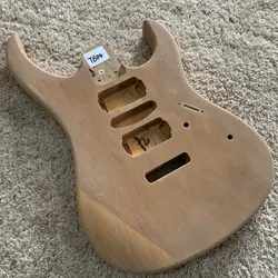 Guitar Body Natural Solid Alder Wood HSH Pickups Original Ibanez GIO GRX Series Replacement DIY