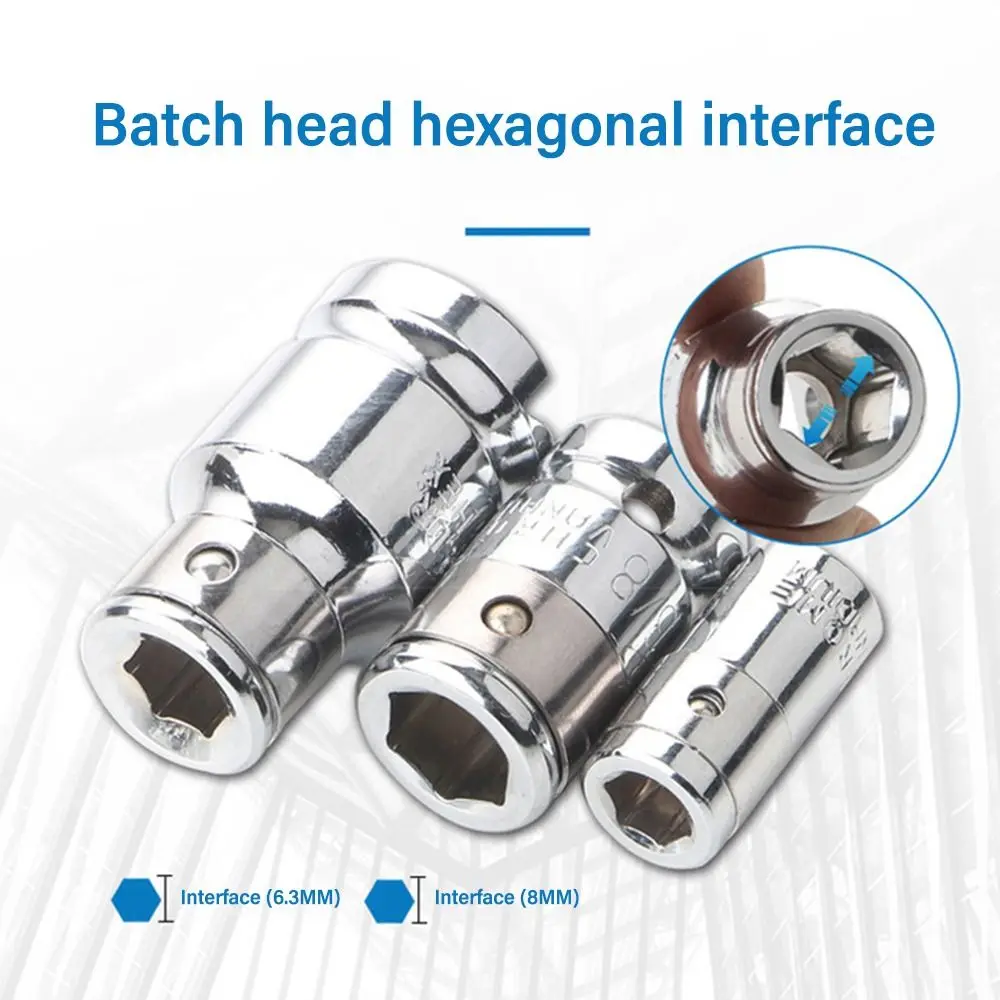 1/4 3/8 1/2 Ratchet Socket Adapter Universal Socket Hex Bit Adapter Multi-tools Ratchet Wrench Adapter Impact Socket Converter