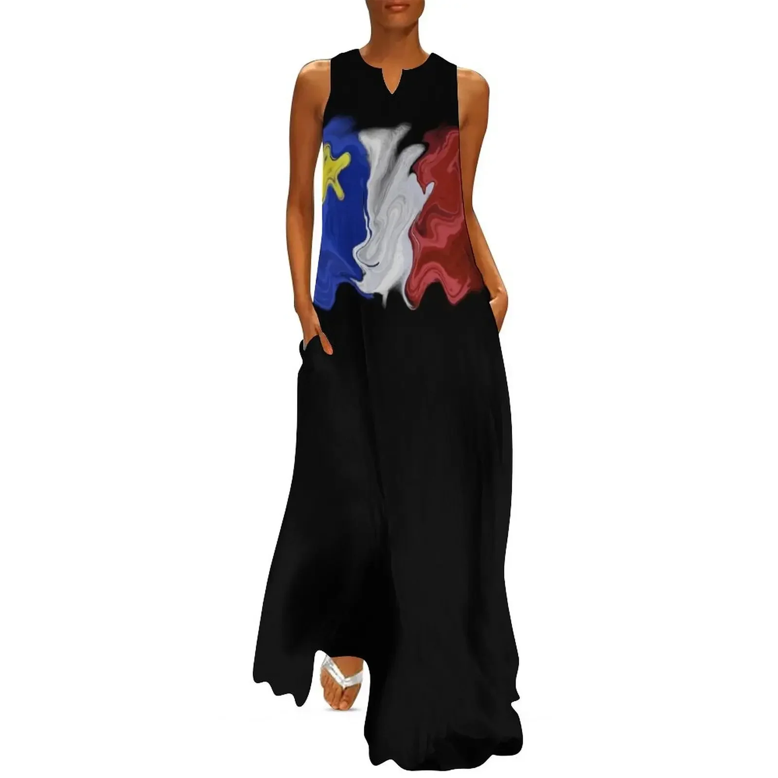 

Acadian flag liquid pastel Long Dress summer dresses womens 2025 dresses for womens 2025 wedding dresses for woman Dress