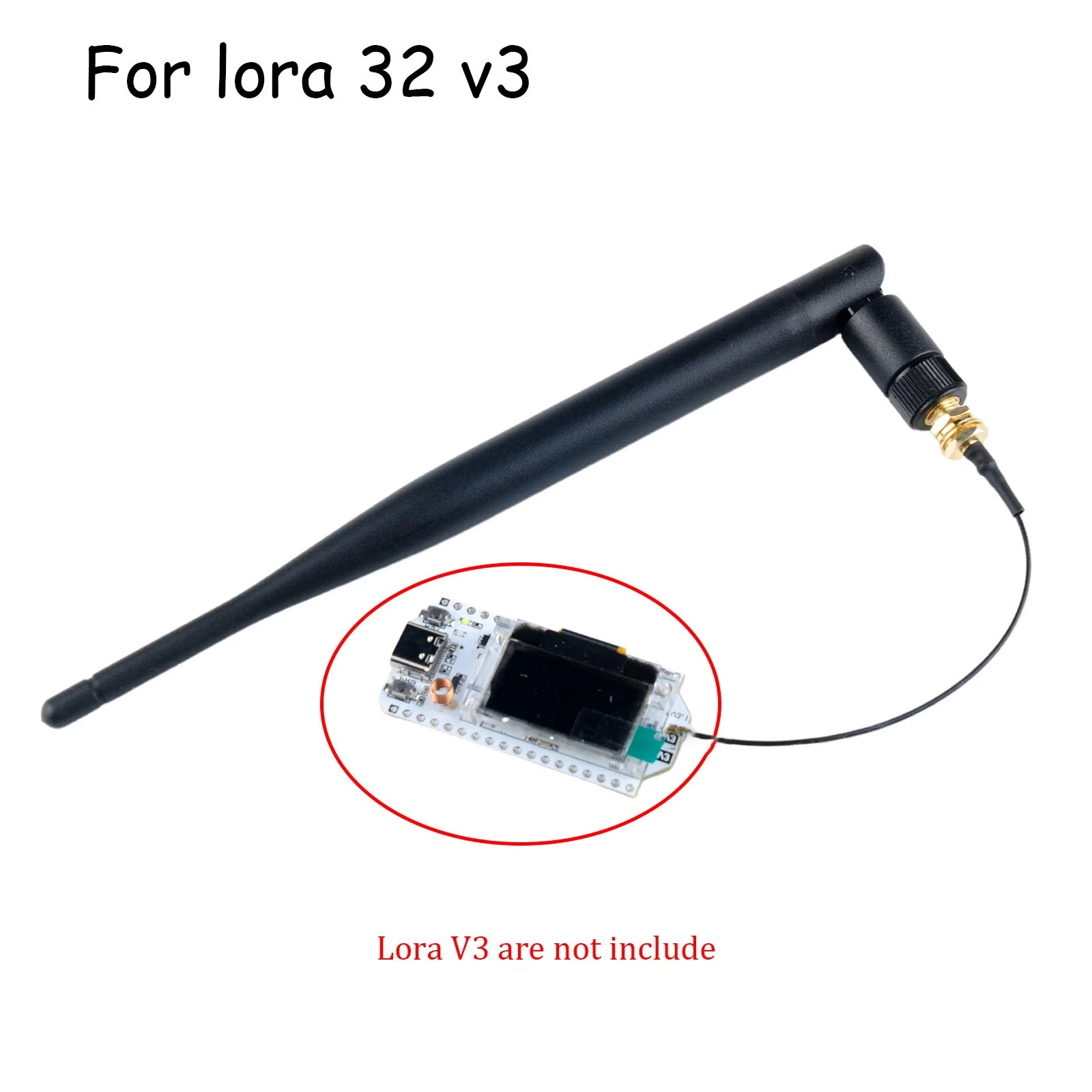 4 Units 868MHz 915MHz 5dBi For LoRa Antenna for SMA Male and For IPX Port for Meshtastic For LoRa32 V3 Modules