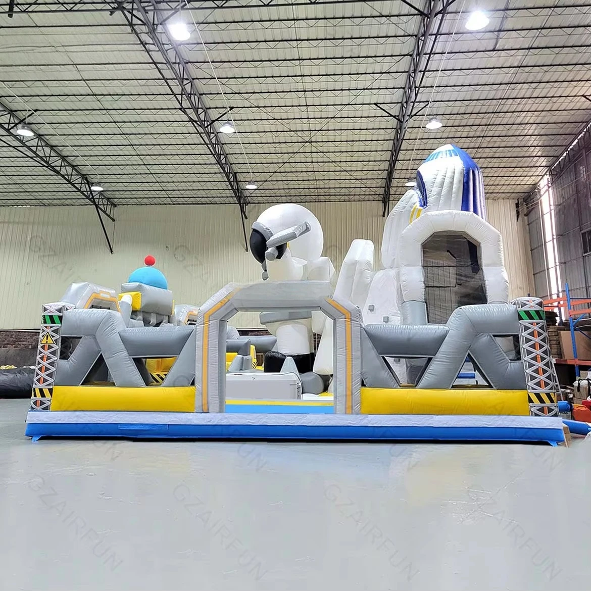 Factory Customized Large Commercial Space Inflatable Playground Astronaut Obstacle Course Slide Rock Climbing for Kids