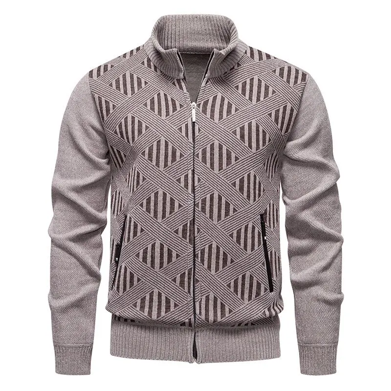 

Autumn/winter New Fashion Trend Retro Sports Thickened Warm Knitted Sweater Men's Loose Sports Large Size High Quality Sweater