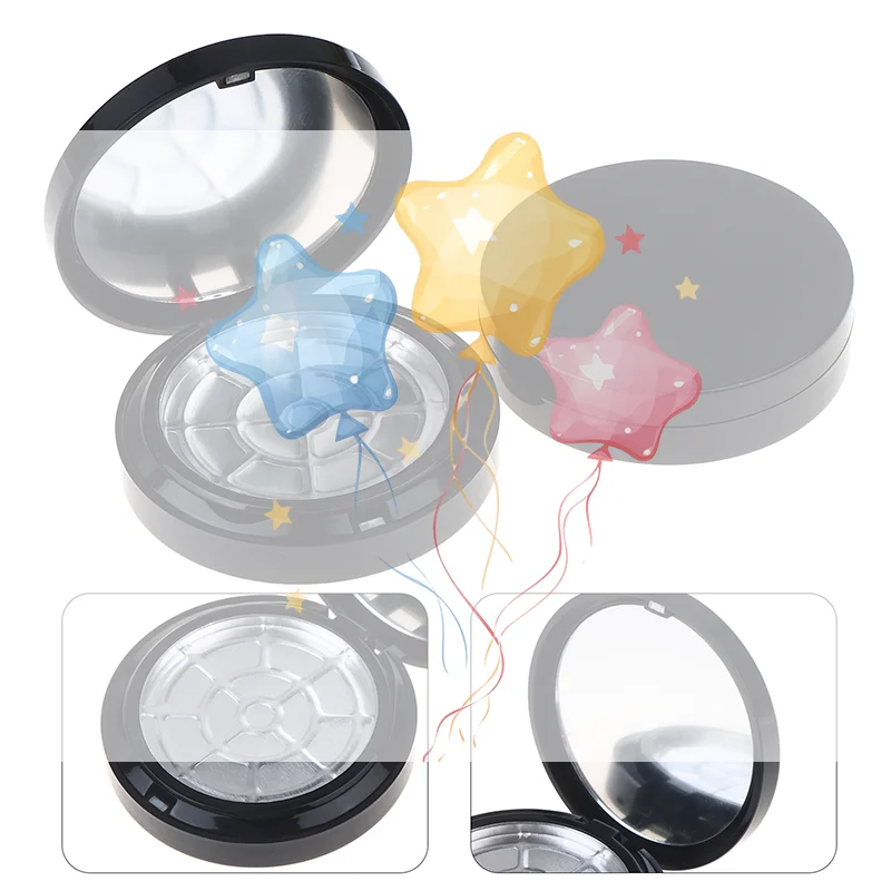 거울 자석 흡착식 이중층 리필 가능한 하이라이트 블러셔 아이섀도우 화장품 상자