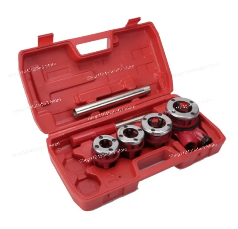 1/2,3/4,1 Inch Manual Pipe Threading Die, British Standard Cylindrical Pipe Thread Manual Threading Machine