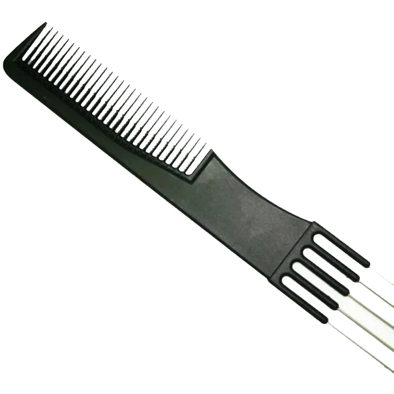 Professional Hair Tail Combs Stainless Steel Salon Cut Styling Comb Spiked Hair Care Styling Tools Barber Accessories Fine Teeth