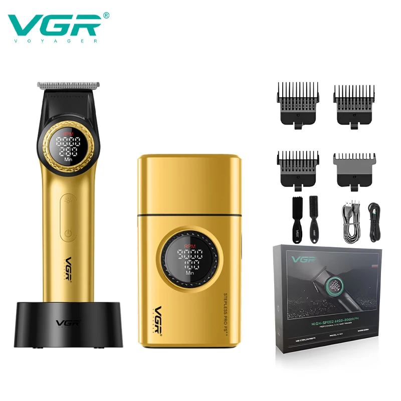 VGR 977 377 new hair trimming set, high-end men's hair clipper