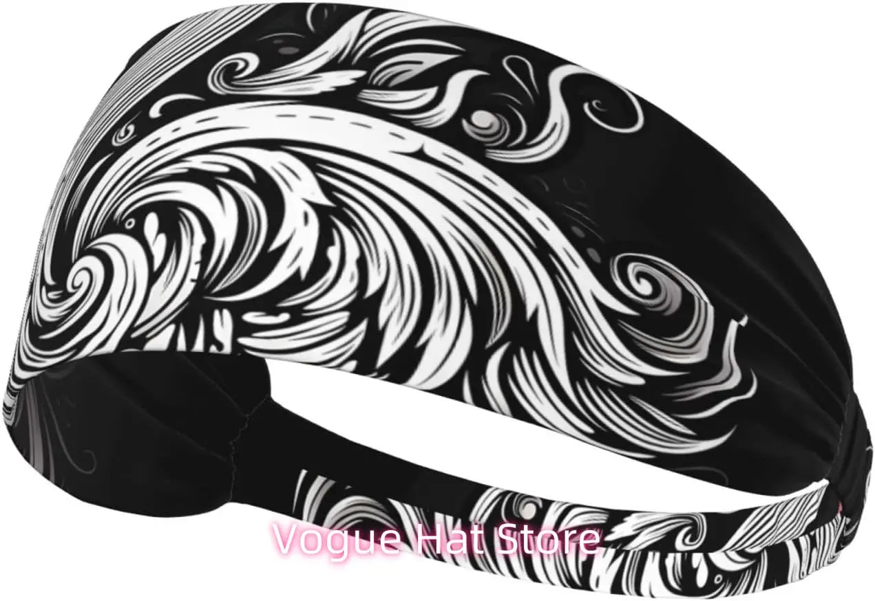 

Elastic Exercise Headband - Soft and Breathable Headband for Running, Cycling, Yoga, and More Flamingo Abstract Picture