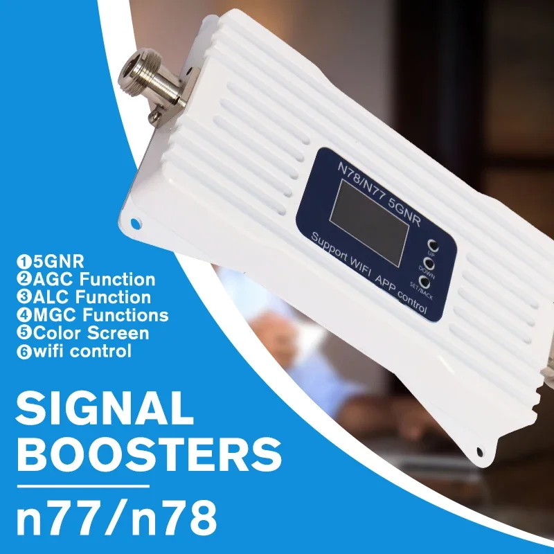 

3500Mhz network booster 4g 5g mobile signal repeater repiter amplifier 2g 3g for cell phones