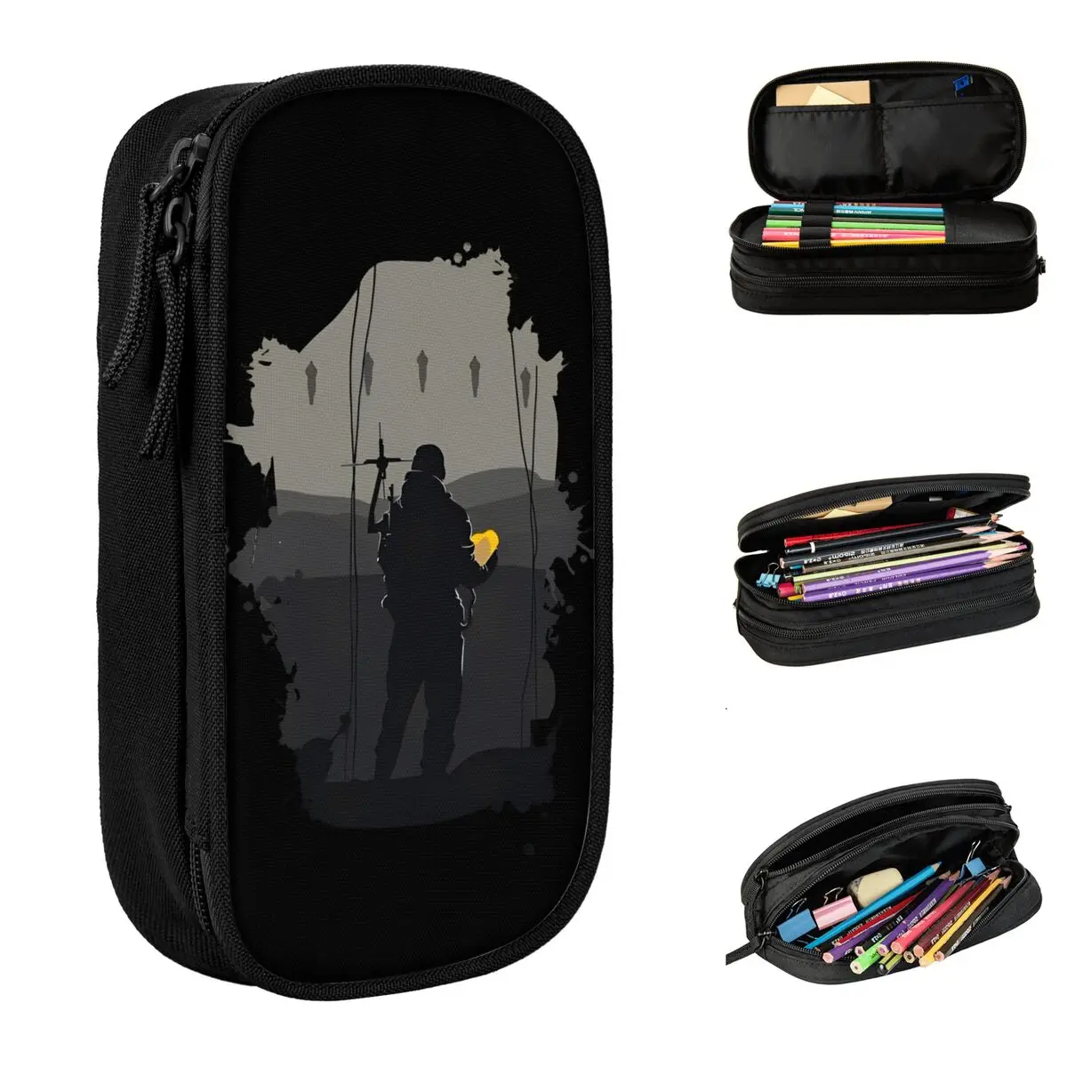 

Death Stranding Tomorrow Is In Your Hand V2 Пенал Пенал Коробка для ручек Большая вместительная сумка для карандашей Офисный подарок Канцелярские принадлежности