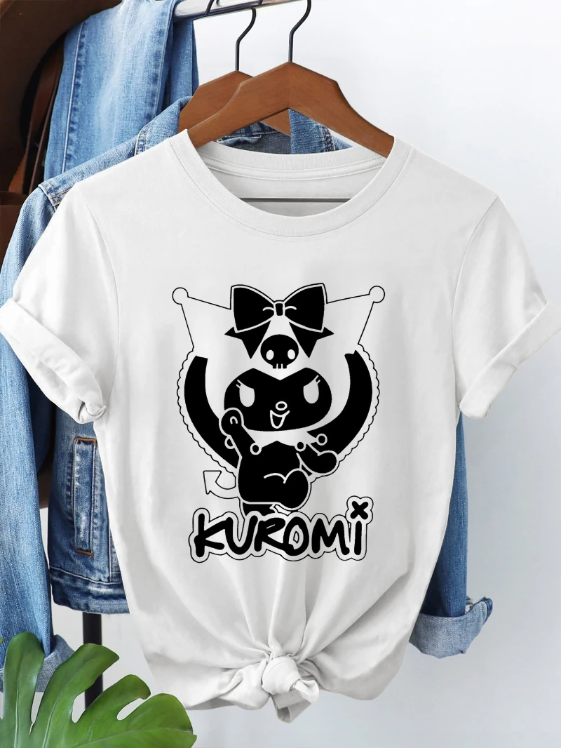 

Ladies' Cool Lomi Pattern Summer Casual Round Neck Short Sleeve T-shirt, Loose Top, Fashionable Design, Pattern T-shirt