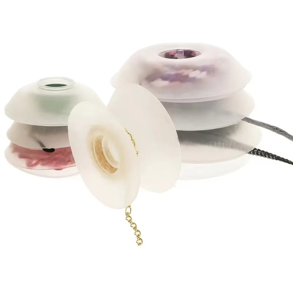 Empty Spools Empty Bobbin Spools Bobbin Spools Sewing Bobbins Cross Stitch Tool DIY Ribbon Embroidery Thread Winding Tool