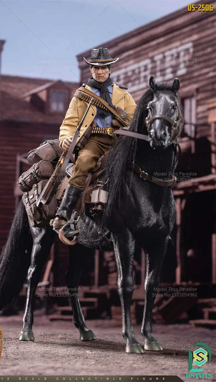 DSTOYS DS-2505/06 1/12 コレクタブルトイ ウエストカウボーイ ダブルヘッドカービング アーサー メンソルジャー 6インチ アクションフィギュア モデル ギフト