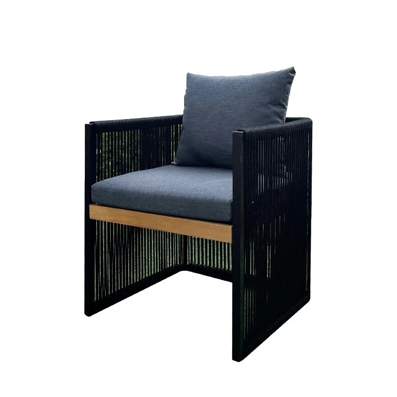 

Outdoor leisure rope sofa courtyard balcony villa garden table and chairs outdoor coffee table creative combination furniture