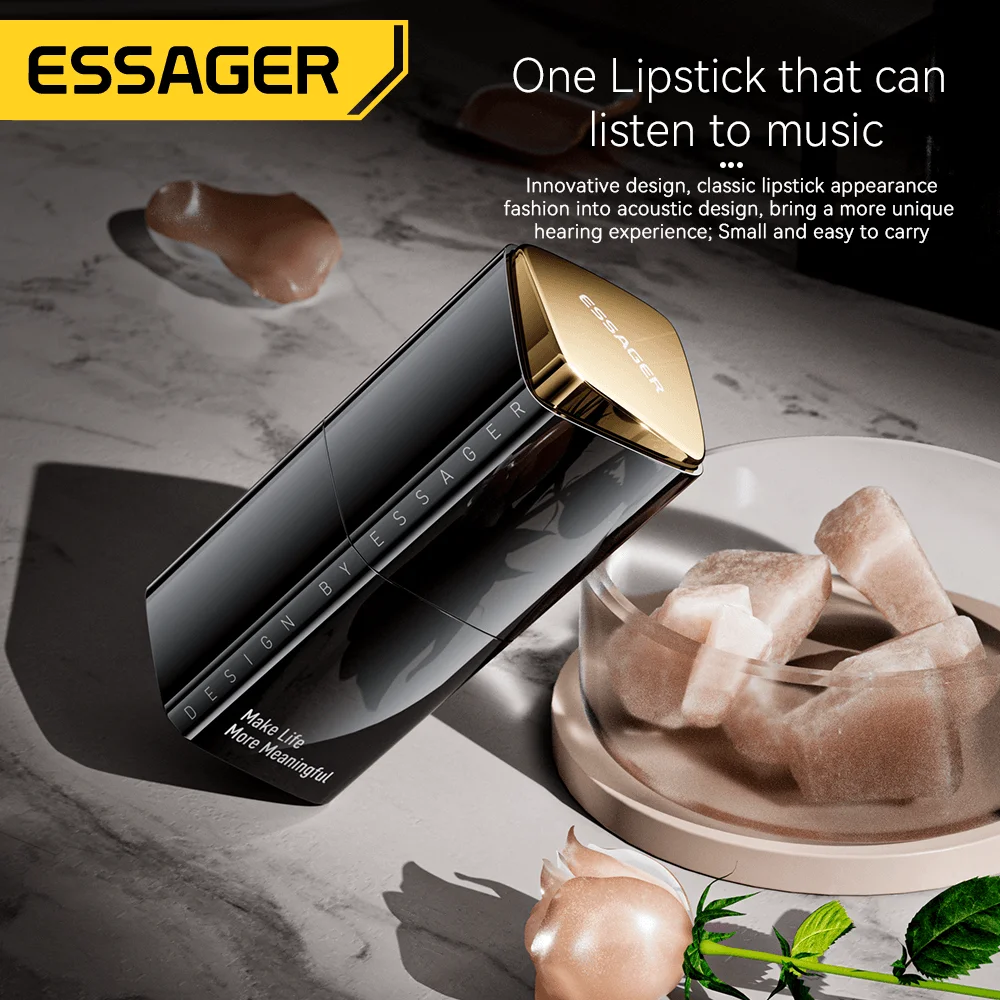 Serie di rossetti Blue Tooth 5.3 cuffie ENC Noise Cancel HIFI Sound sport cuffie da gioco musicali impermeabili auricolare Bluetooth