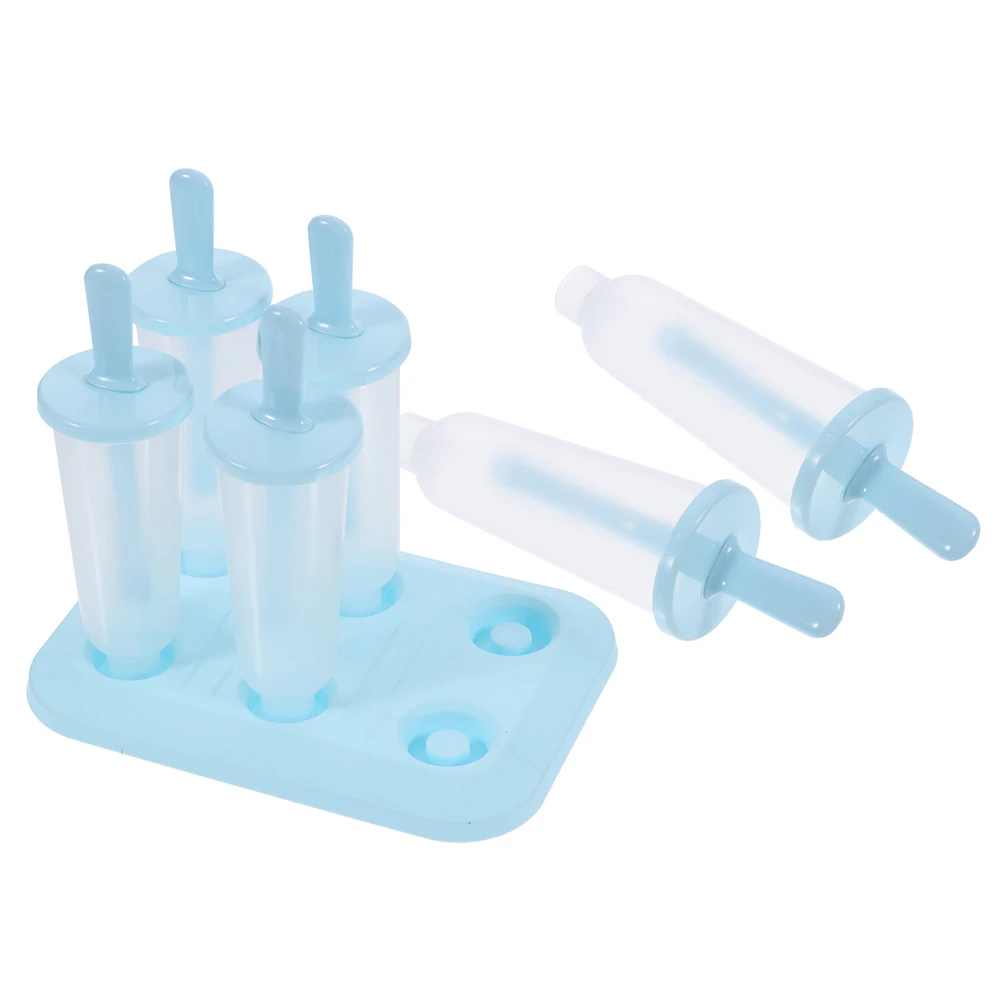 

6 Pcs Pop Ice Pop Maker Molds Food Grade PP DIY Summer Baby Kids Popsicle Trays Cream Bar Gelato Ice Cream Tools