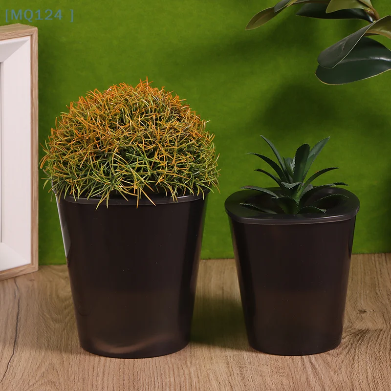 

Translucent And Detachable Plastic Nursery Plant Pots Self Watering W Deep Reservior For Plant Roots Breathing Draining Better