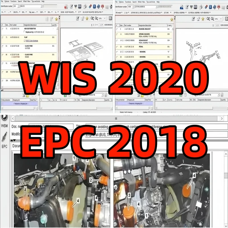 2020.10 NEW MB WIS/ASRA EPC Workshop Service Repair Manual and Parts Catalog Remote Download Installation and Activation WIS/EPC