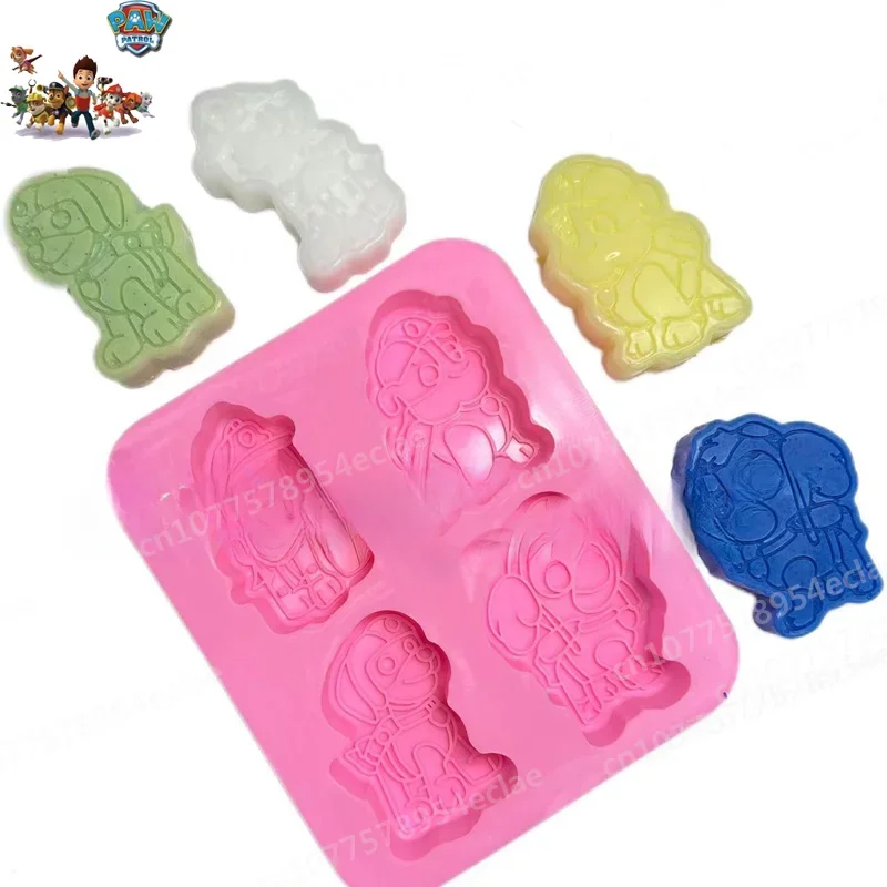 Paw Patrol Popsicle Mould Diy Ice Cream Mould Parent-child Interactive Silicone Mould Biscuit Making Moulds Child Birthday Gift