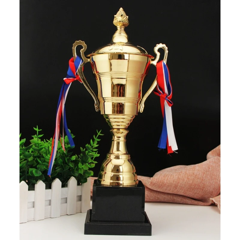 Metal Trophy School Student Dance Badminton Tennis Games Sports Competition First Place Prize Gold Medal Champion Souvenir
