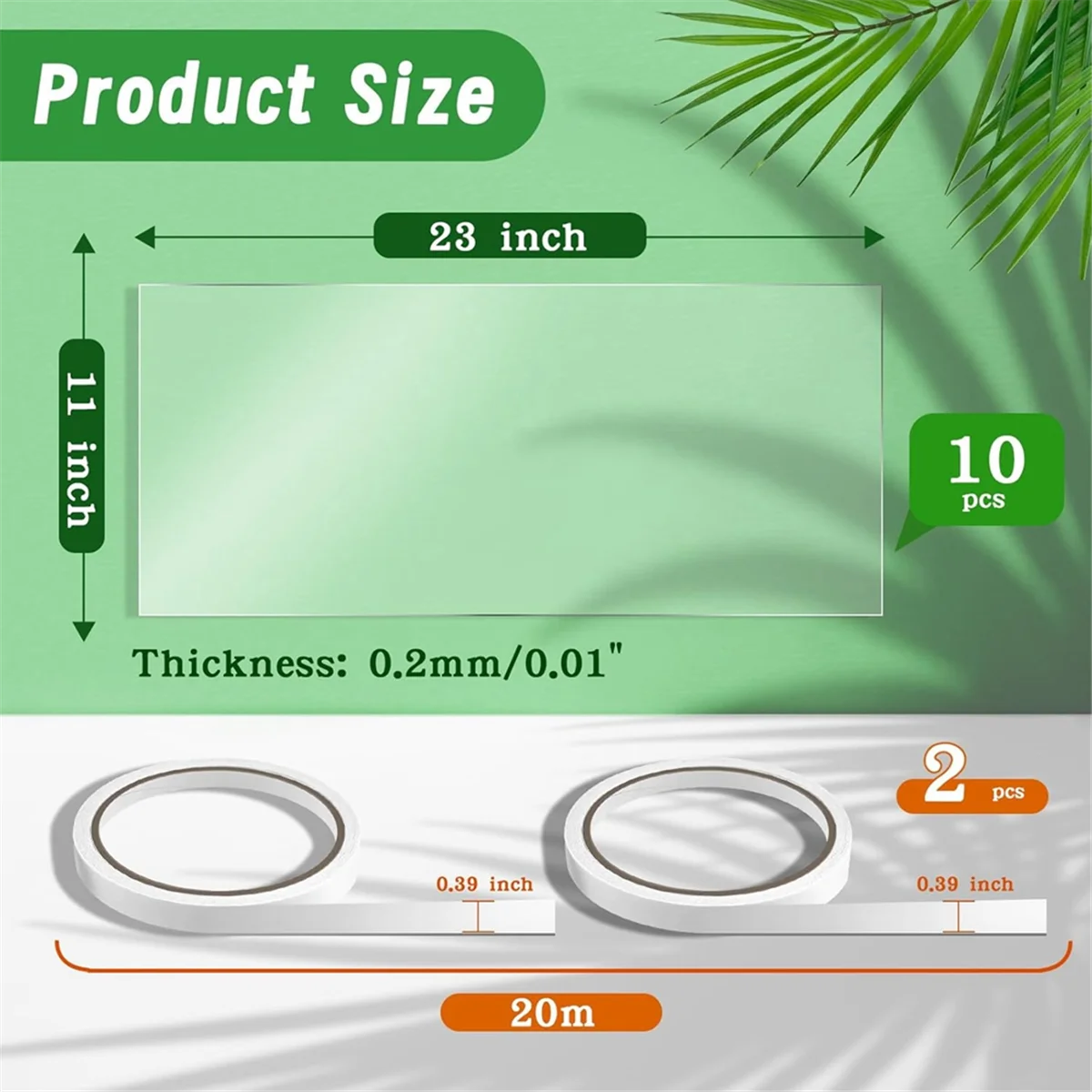 ABNJ 10 قطعة غطاء عدسة خزانة الرمل 23x11in نافذة جلخ التفجير خزانة الداخلية حامي العدسة واضح الرمال انفجار الفيلم