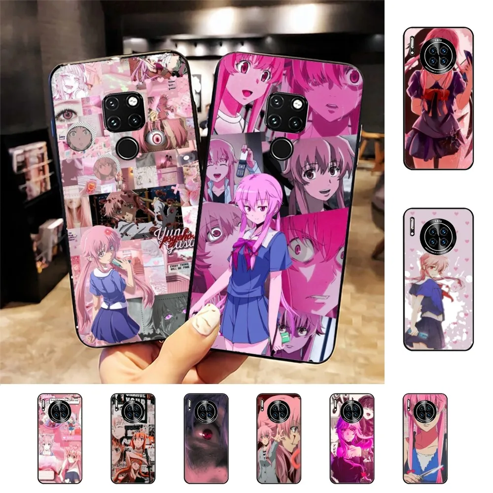 Anime Mirai Nikki Future Diary Phone Case For Huawei Mate 10 20 30 40 50 lite pro Nova 3 3i 5 6 SE 7 pro 7SE