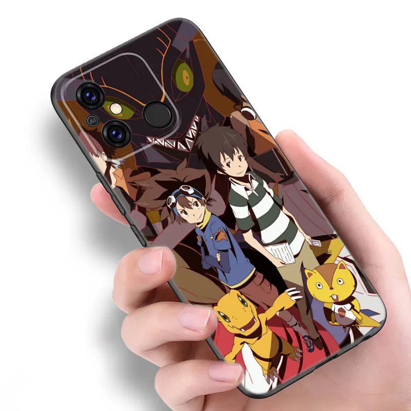 Digital Monster Digimon Phone Case For Xiaomi Redmi 11 Prime 11A 12C 13C A1 A2 Plus 12 4G 10 5G 8A 9A 10A 9C 10C 9i 12R Note 9T