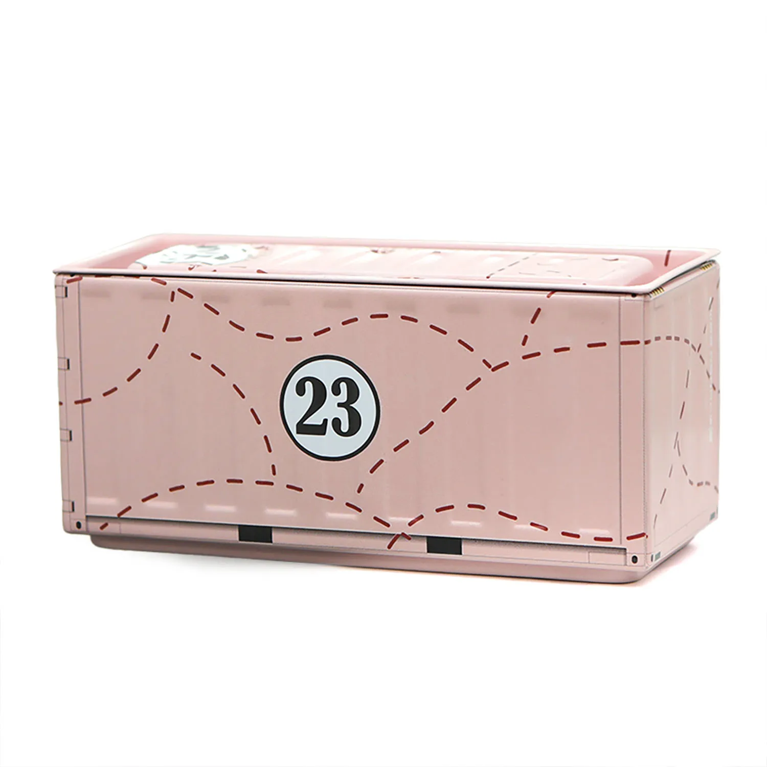 

Shipping Container Mini 4.4Inches Openable Industrial Style Collectible Display Game Scene Prop Portable Decor Gift