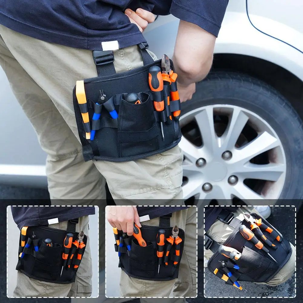 Tool Bag Belt For Leg Work Belt Tool Organizer Pouch Tactical Waist Bag Waist Tools Holder Maintenance Worker Carpenter