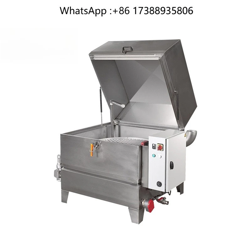 High Pressure Water Jet Cleaning Machine Parts Washing Machine Rotary Spray Rinsing Industrial Parts Washer