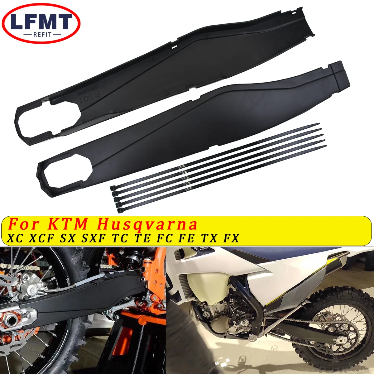 

Motorcycle Flat Fork Protective Shell Rear Guard Cover Plate For KTM SX SXF XC XCF 125-450 For Husqvarna TC TX TE FC FE 125-501