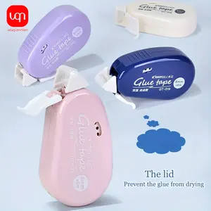 WQN-1PC 196.85 inch * 6mm Erasable Double-Sided Tape DIY Scrapbook Collage Photo Album Stationery Roll Tape Dot School Office