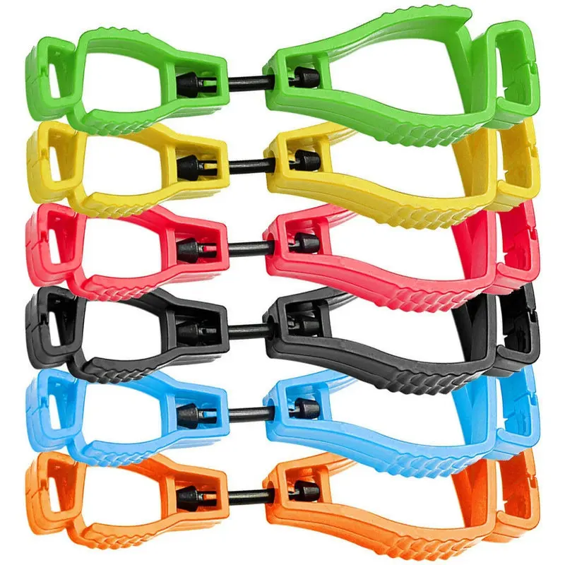 Safety Glove Clips for Work, Holder Hanger, Guard Labor Clamp, Grabber Catcher, Hot Clip, 10Pcs