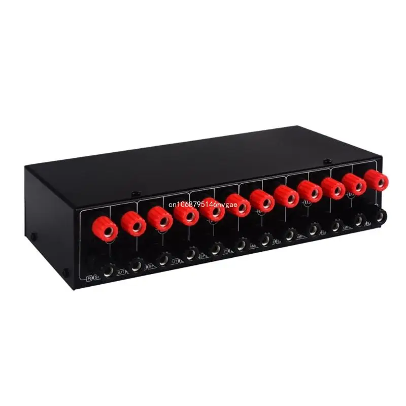 

Amplifiers Speaker Switcher Box 10Hz-50KHz Sound Switching Distributor 4-16Ω New Dropship