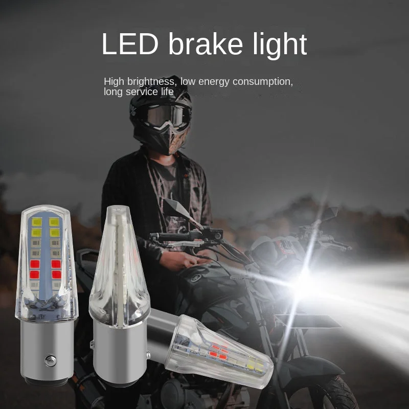 

1pcs Motorcycle 1157 LED Lights,Strobe Brake Light LED Bulb Car Tail Stop Turn Signal Reversing Parking Lamp 12V.