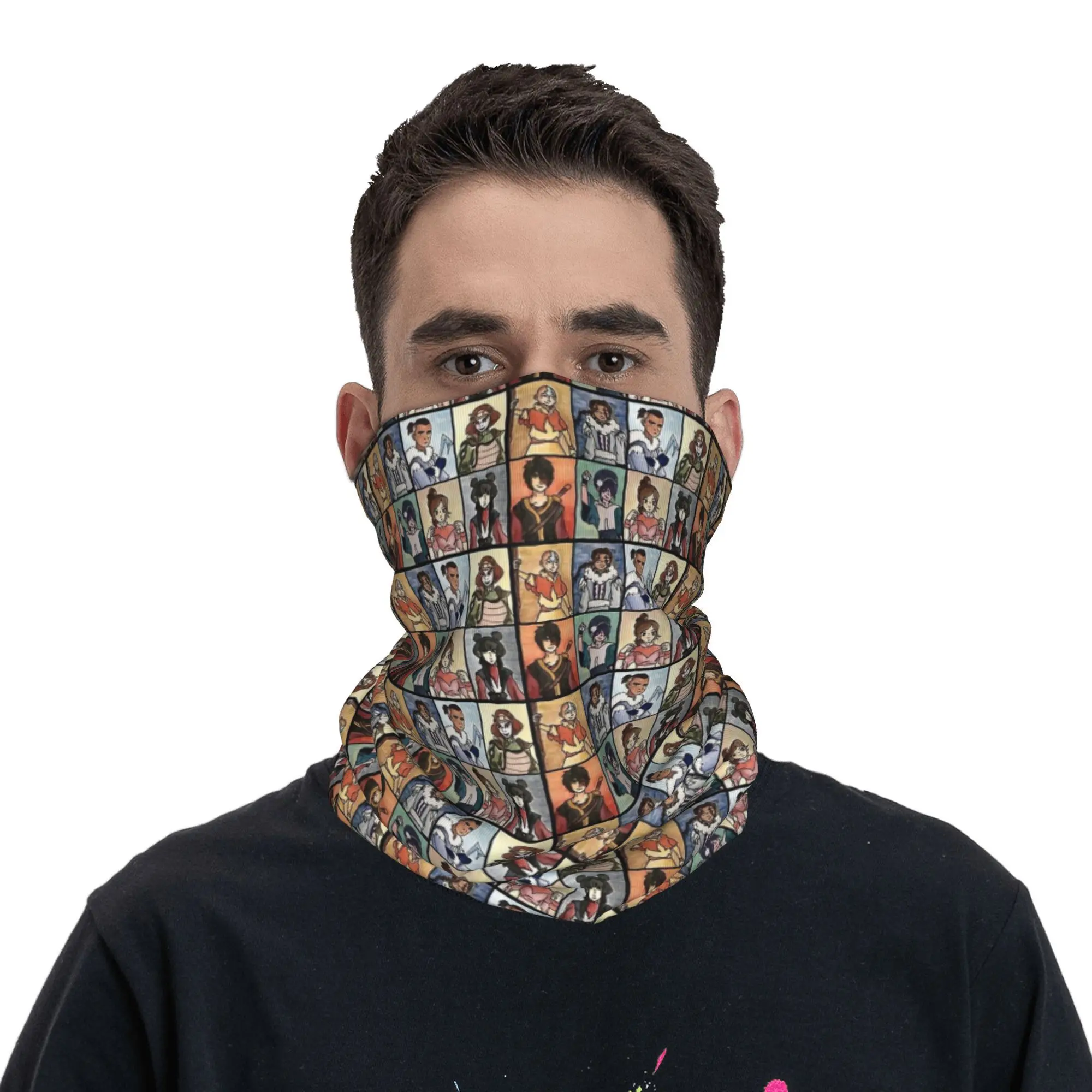

The Last Paintbender Team Avatar Ultimate Bandana Neck Cover Printed Wrap Mask Scarf Multi-use Headwear Riding Unisex Adult