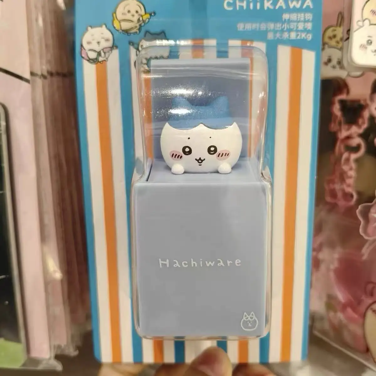 Series Summer Season Retractable Hook Minisos Cute Cartoon Hachiwera Usagi Chii Prompt Goods Nagano Home Essentials view 2