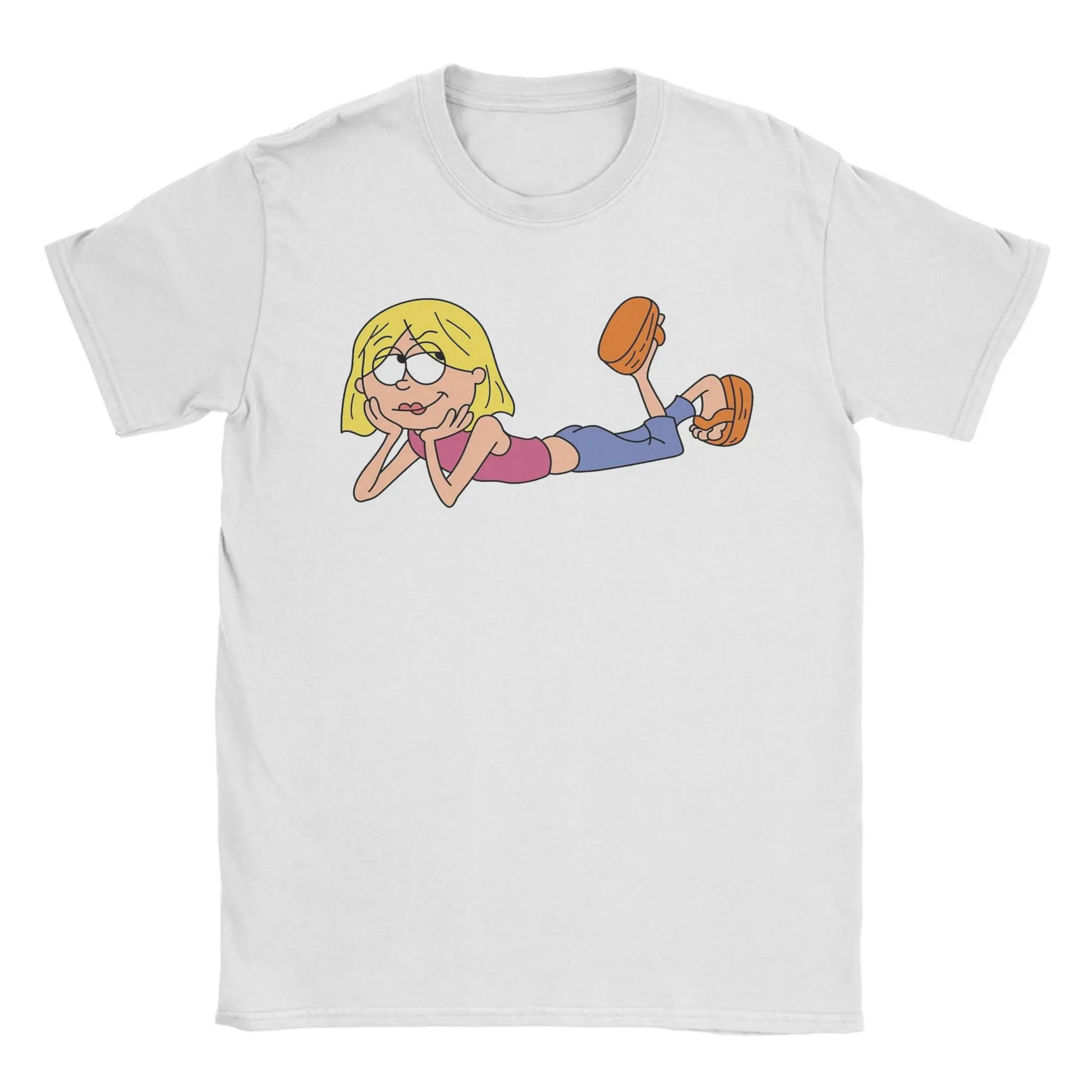 Lizzie McGuire T-Shirts Men  Fashion Cotton Tees Crewneck Short Sleeve T Shirt Gift Idea Clothing