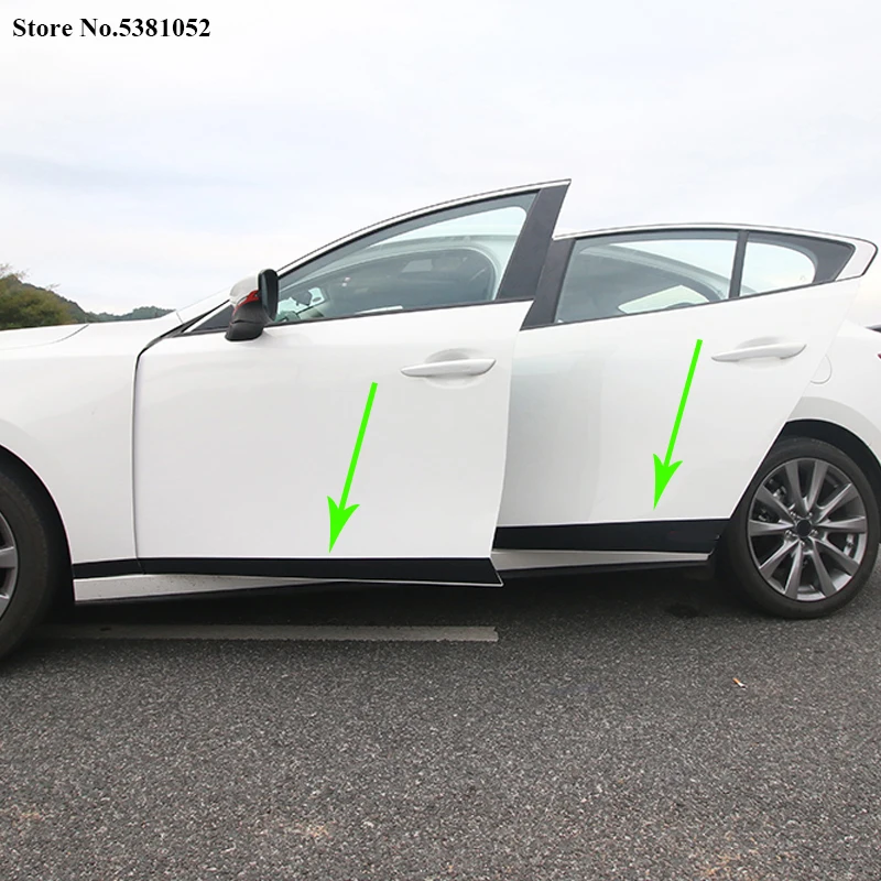 

for Mazda 3 Axela 2019 2020 2021 2022 Accessories Car Modification Stickers Sideways Garland Personalized Waistline Film