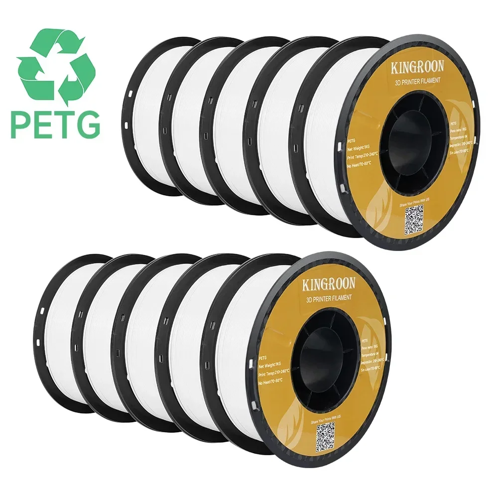 Top! 3D Printer 10KG PLA PETG ABS Filament 3D Printing Plastic Material 1.75mm 100% No Bubble Spool